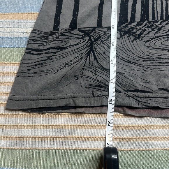 The Nightmare Before Christmas cap sleeve graphic tee Oogie Boogie/ Jack grey M - Picture 7 of 7